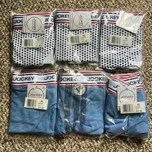 NWT jockey XL hi cut panty. 6 pair